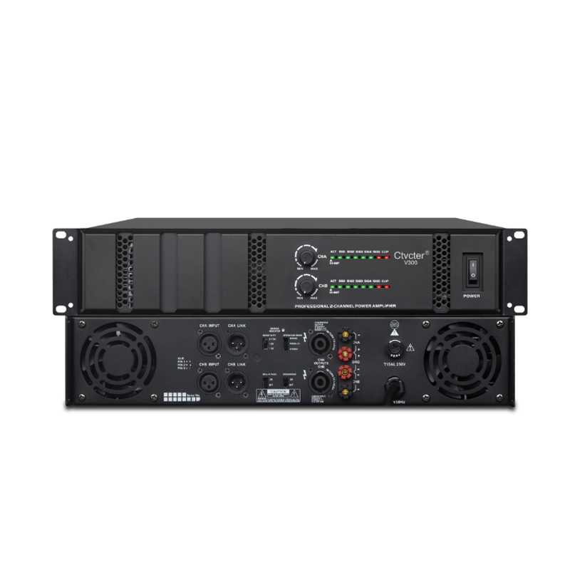 V300  双通道后级功放