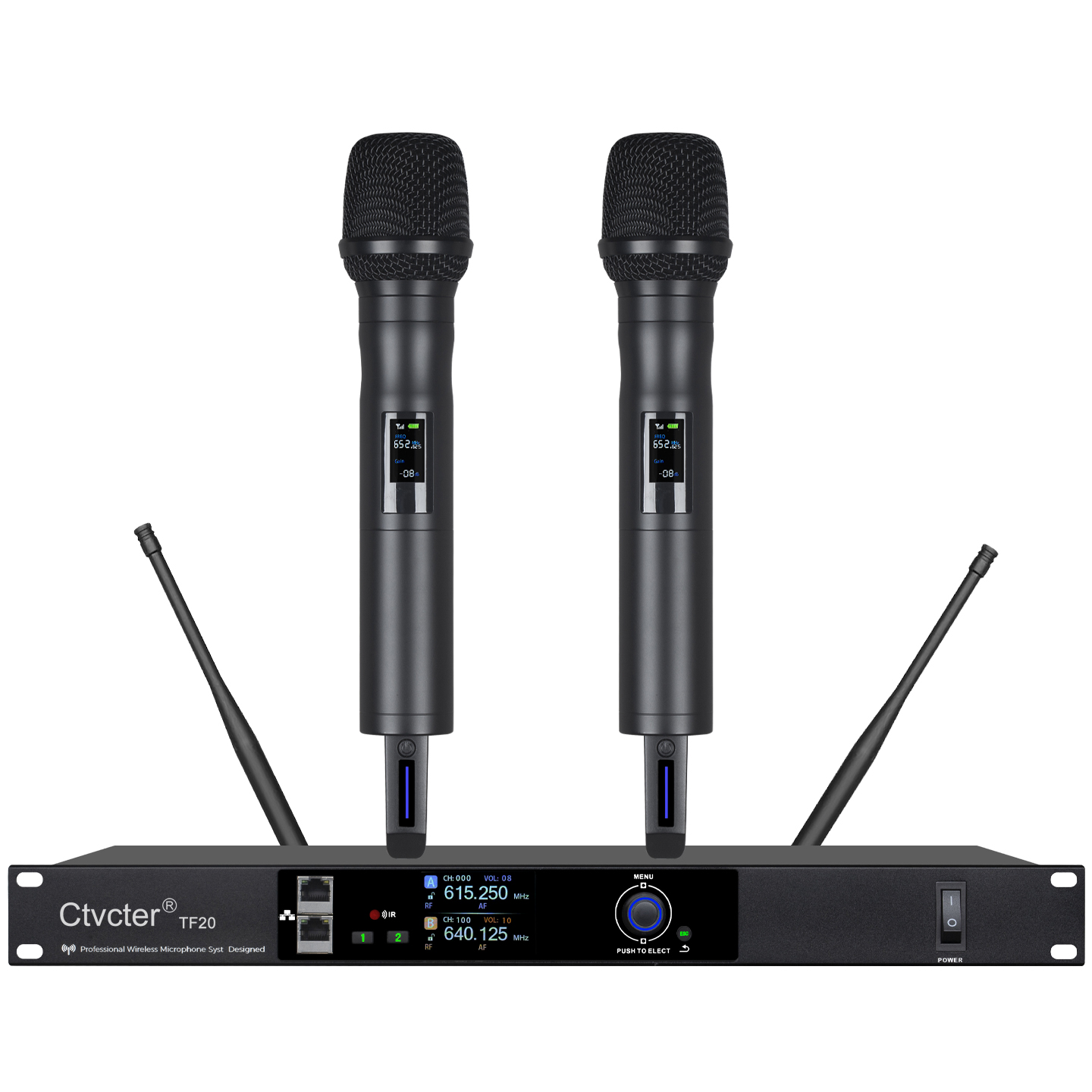 TF20一拖二无线手持话筒